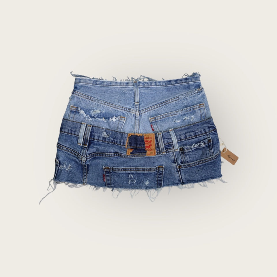 "DOUBLE" SKIRT W27.5  H35